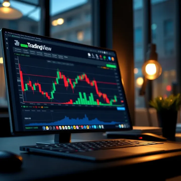 TradingView platform showcasing advanced charting tools for market analysis