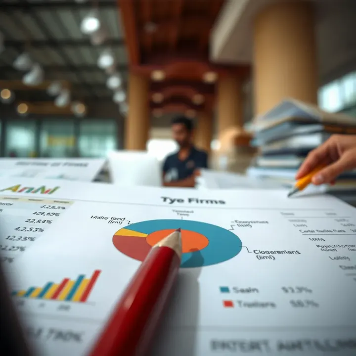 Chart showing different types of firms and their roles within the Nigerian market economy
