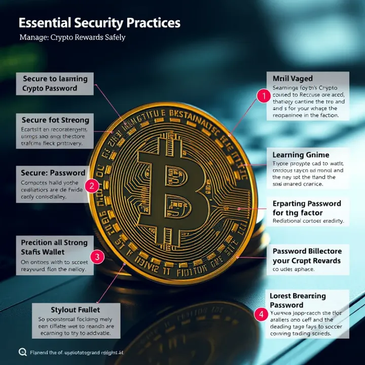 Visual guide to securing a crypto wallet with strong password and two-factor authentication