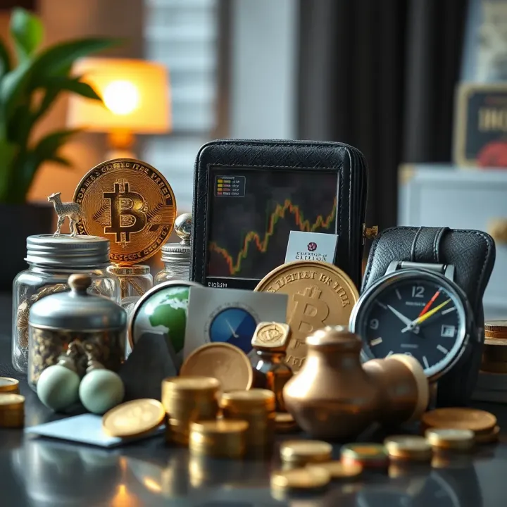 Investment portfolio showcasing diverse assets and financial opportunities
