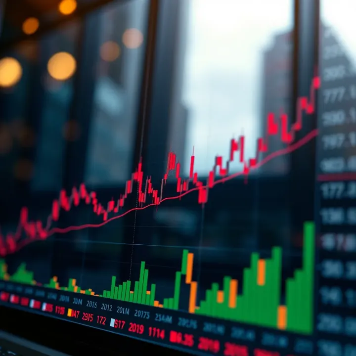 Graph illustrating market volatility during overlapping forex trading sessions