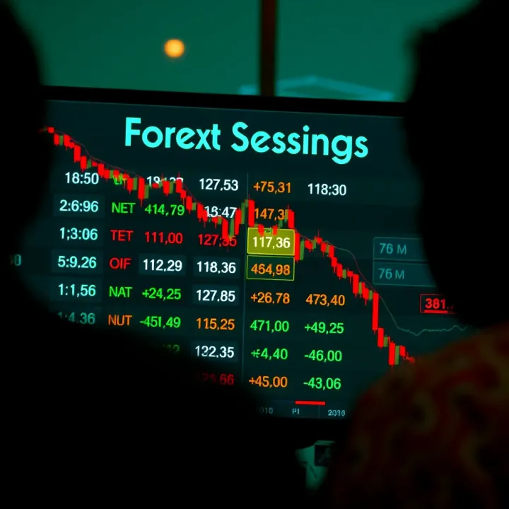 Chart showing forex trading session times aligned with West Africa Time for Nigerian traders
