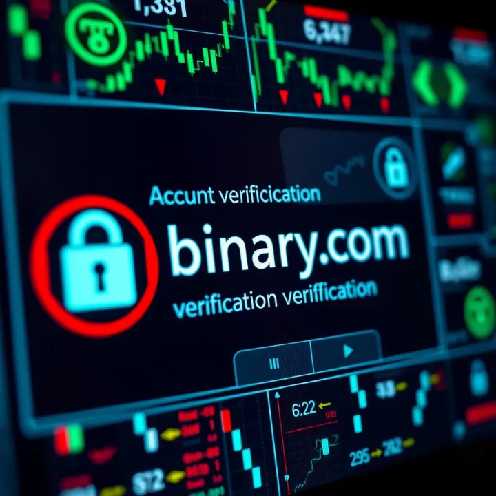 Secure login screen with verification icons and digital security symbols