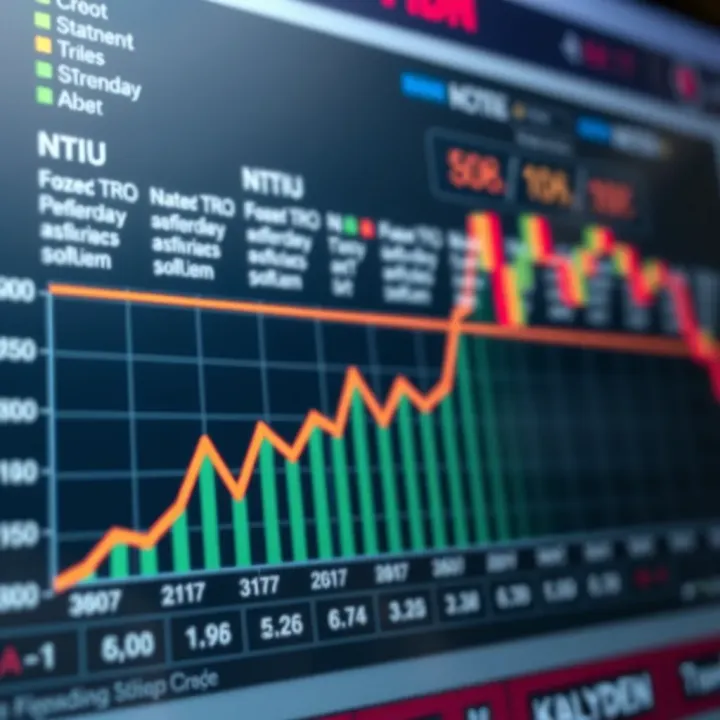 Graph showing forex trading performance trends with Nigerian flag colors