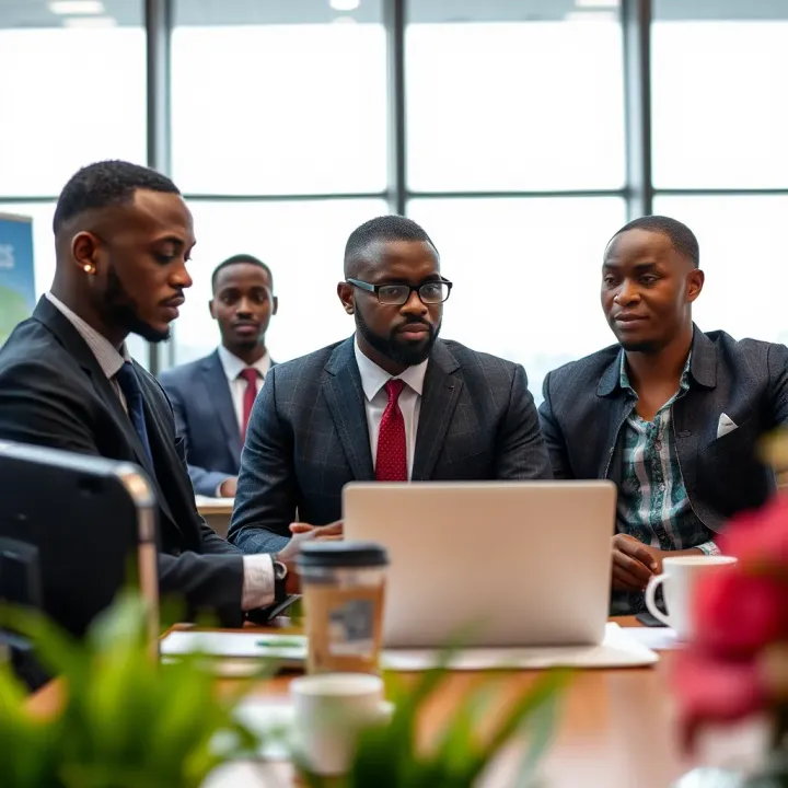 Visual representation of Nigerian professionals and learners engaging with concepts of learning and development using the five 'ers' framework