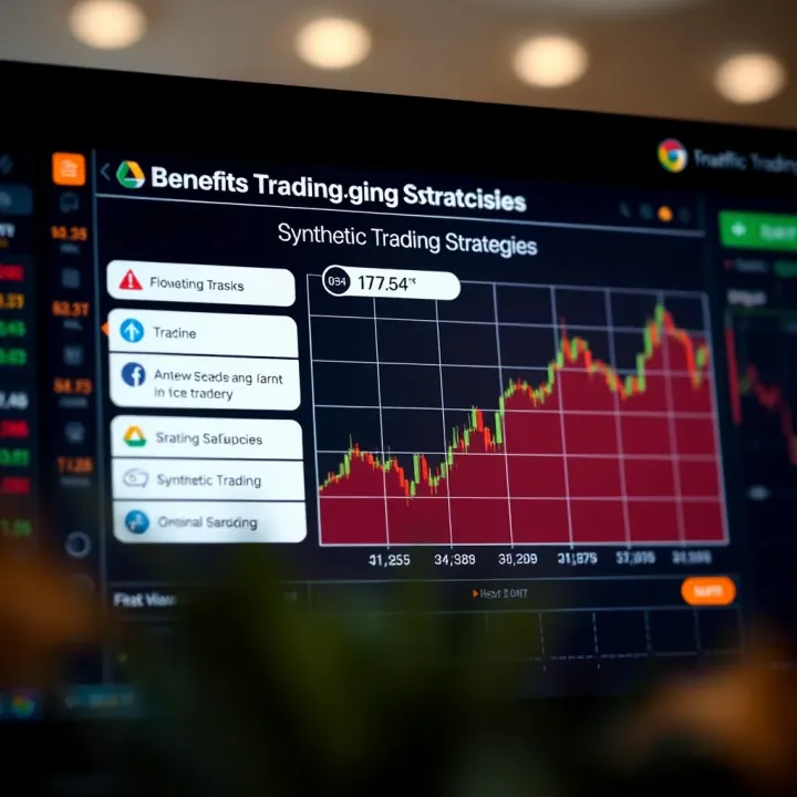 Benefits and Risks of Synthetic Trading Strategies Graph showing benefits and risks associated with synthetic trading strategies in financial markets