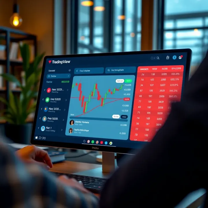 Screenshot of TradingView platform highlighting broker integration options available to Nigerian traders