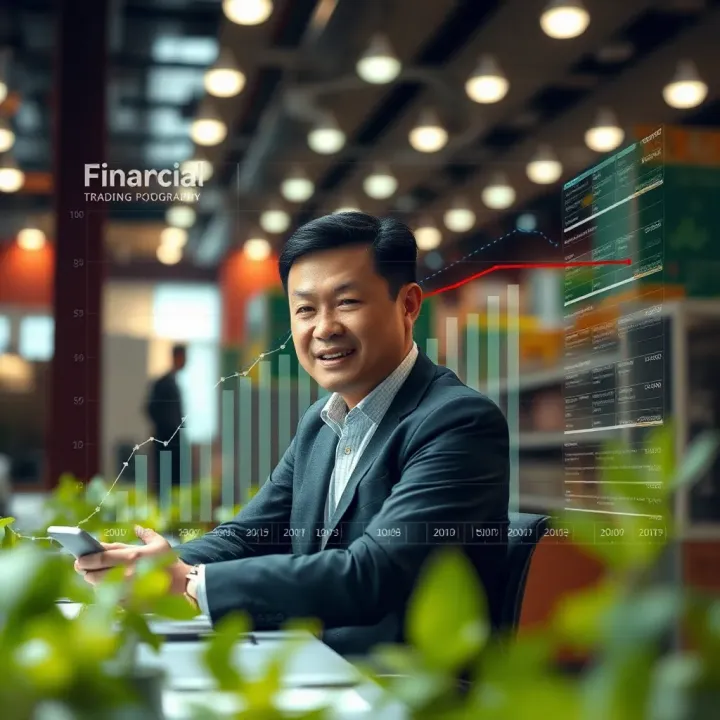 Graphical representation of business growth and innovation trends influenced by Ben Zhou in Nigeria
