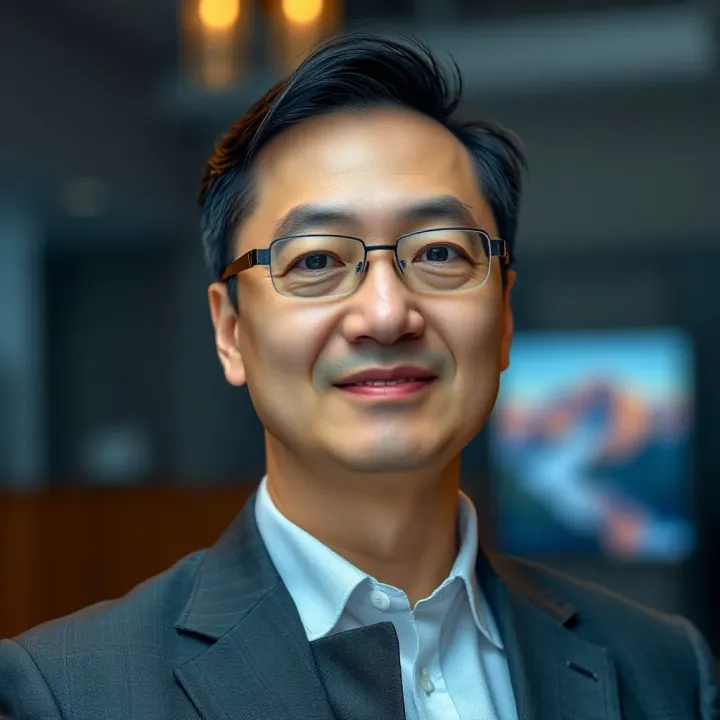 Portrait of Ben Zhou with a confident expression symbolizing leadership and innovation