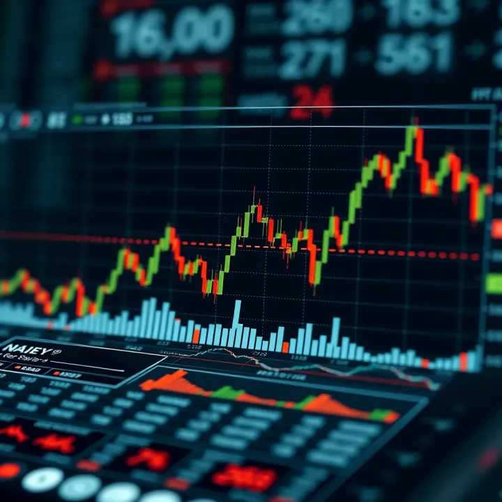 Graph illustrating asset price movement predictions in binary trading within a fixed timeframe