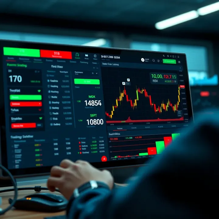 Effective Risk Management Strategies on TradingView for Binary Trading Dashboard showcasing risk management tools and strategy settings tailored for binary trading on TradingView platform