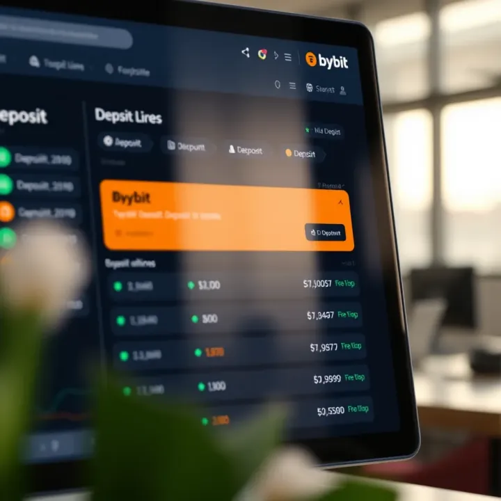 Overview of Bybit platform interface showing deposit options for Nigerian traders