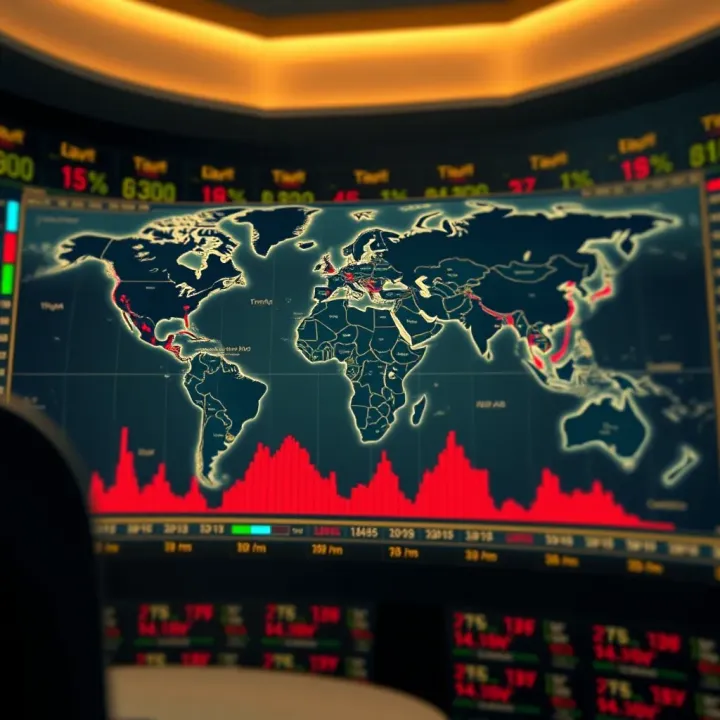 World map highlighting major forex trading sessions and their corresponding time zones