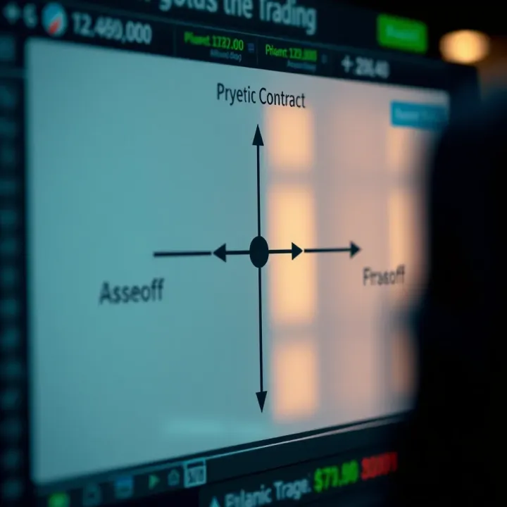 Diagram illustrating the combination of financial contracts to replicate asset payoff