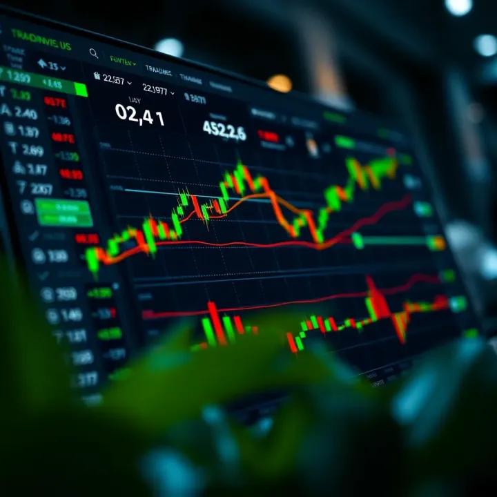 TradingView interface showing various charting tools and indicators available in the free version