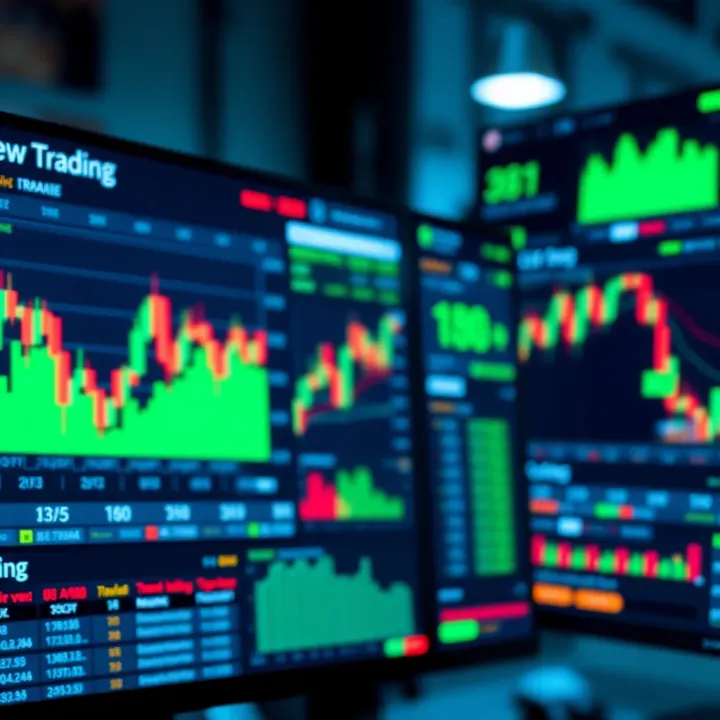 Dashboard showcasing live market data and social interaction features for traders on an online trading platform